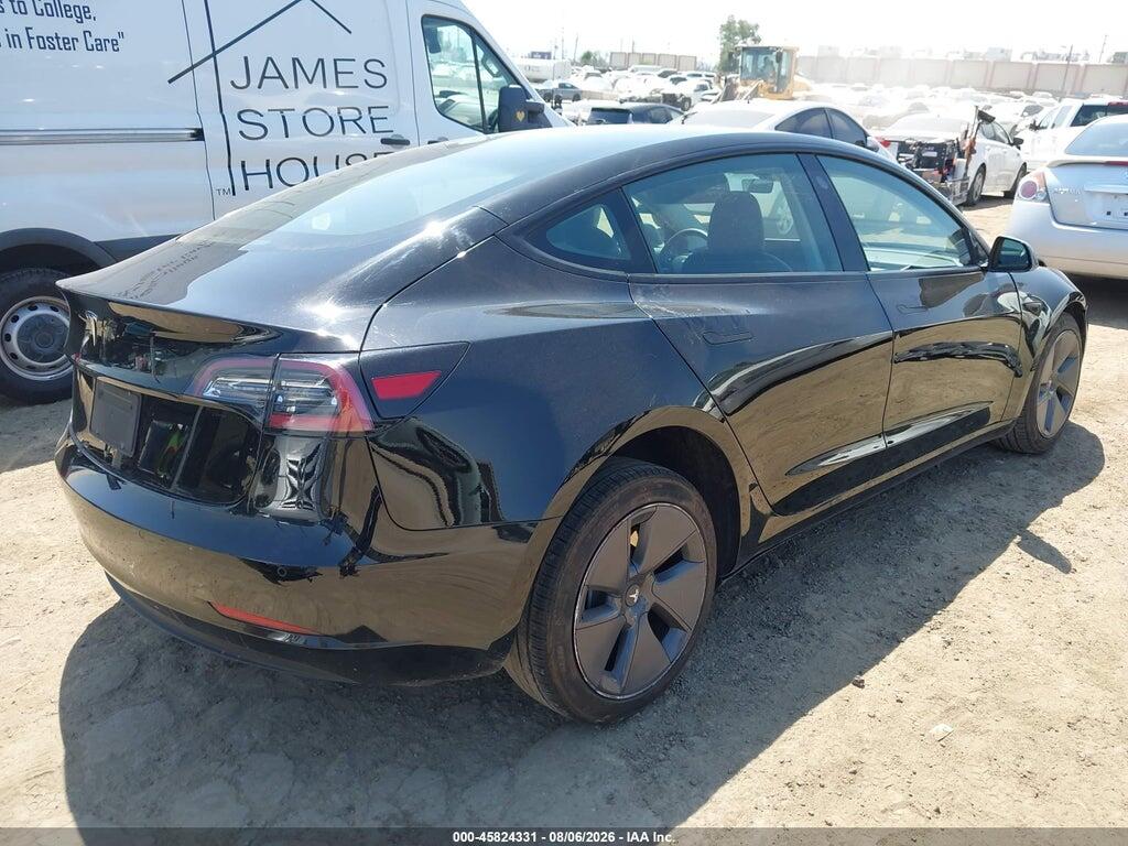 5YJ3E1EAXNF373691 2022 TESLA MODEL 3 photo no. 4