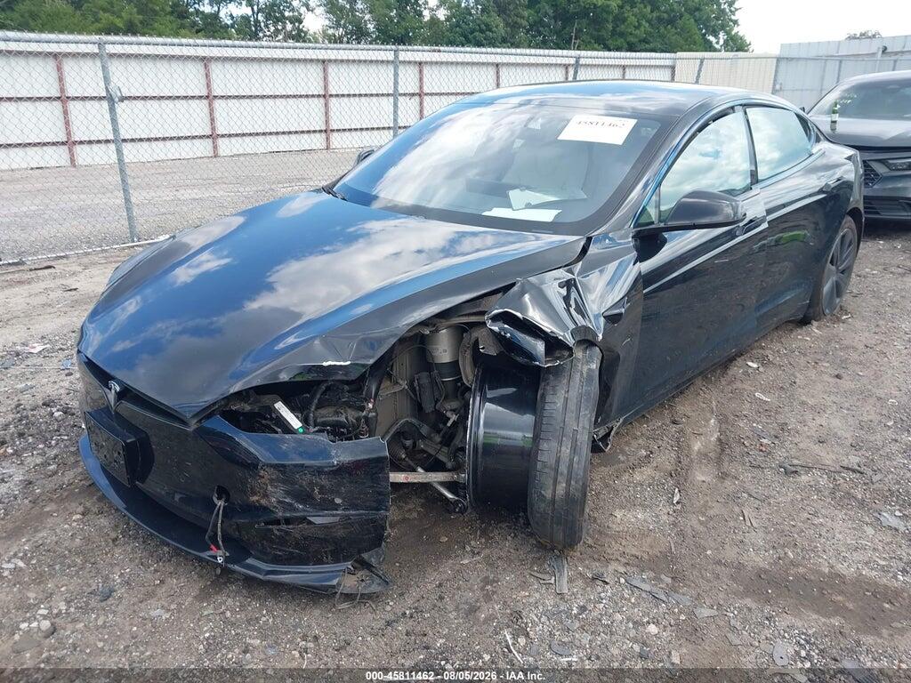 5YJSA1E50NF478797 2022 TESLA MODEL S photo no. 2