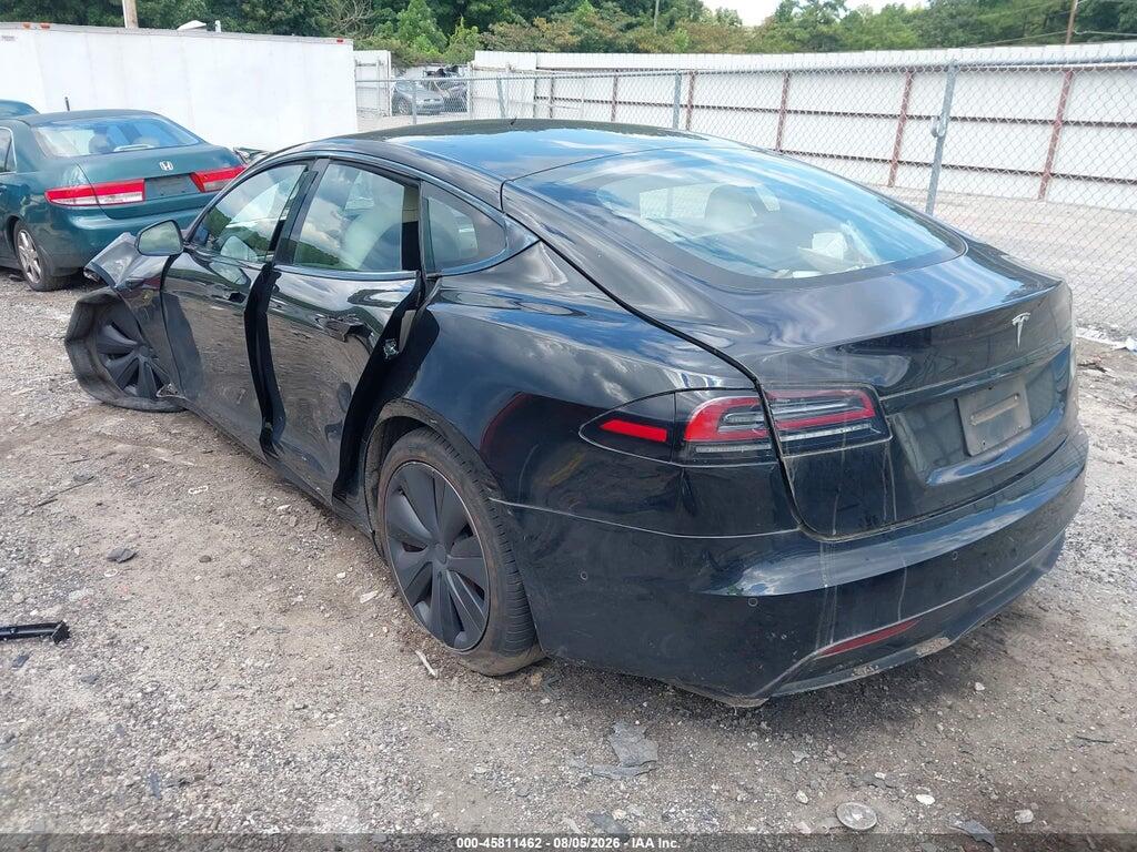 5YJSA1E50NF478797 2022 TESLA MODEL S photo no. 3