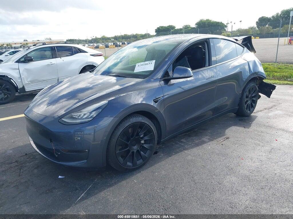 7SAYGDEE4NF367523 2022 TESLA MODEL Y photo no. 2