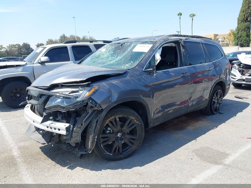 5FNYF5H28NB035401 2022 HONDA PILOT photo no. 2