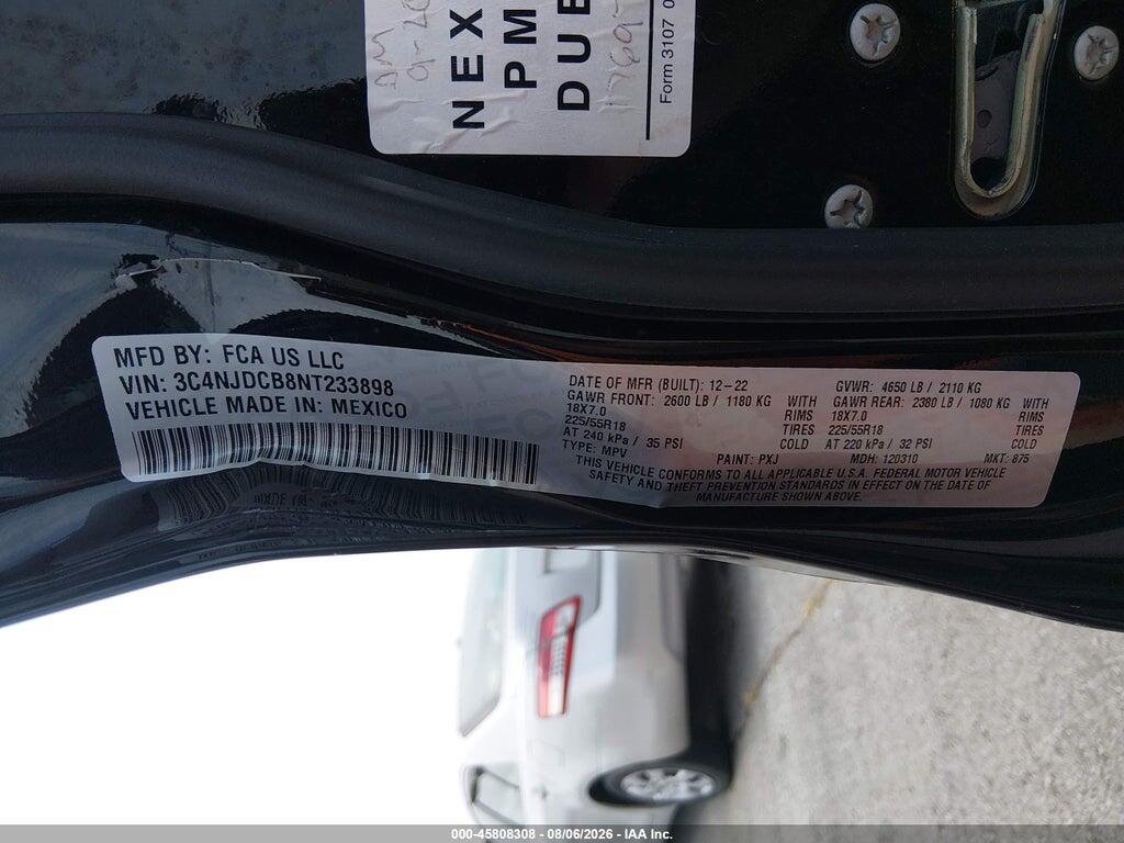 3C4NJDCB8NT233898 2022 JEEP COMPASS photo no. 9