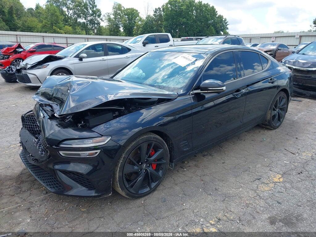 KMTG54TE8NU083824 2022 GENESIS G70 photo no. 2