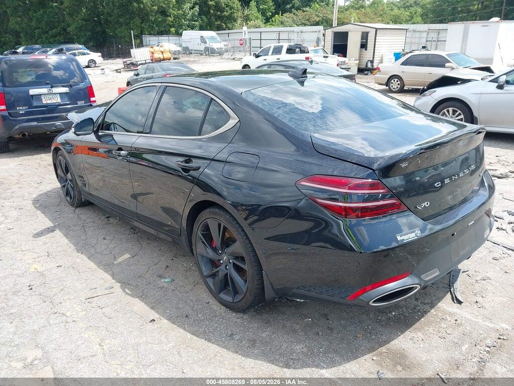 KMTG54TE8NU083824 2022 GENESIS G70 photo no. 3