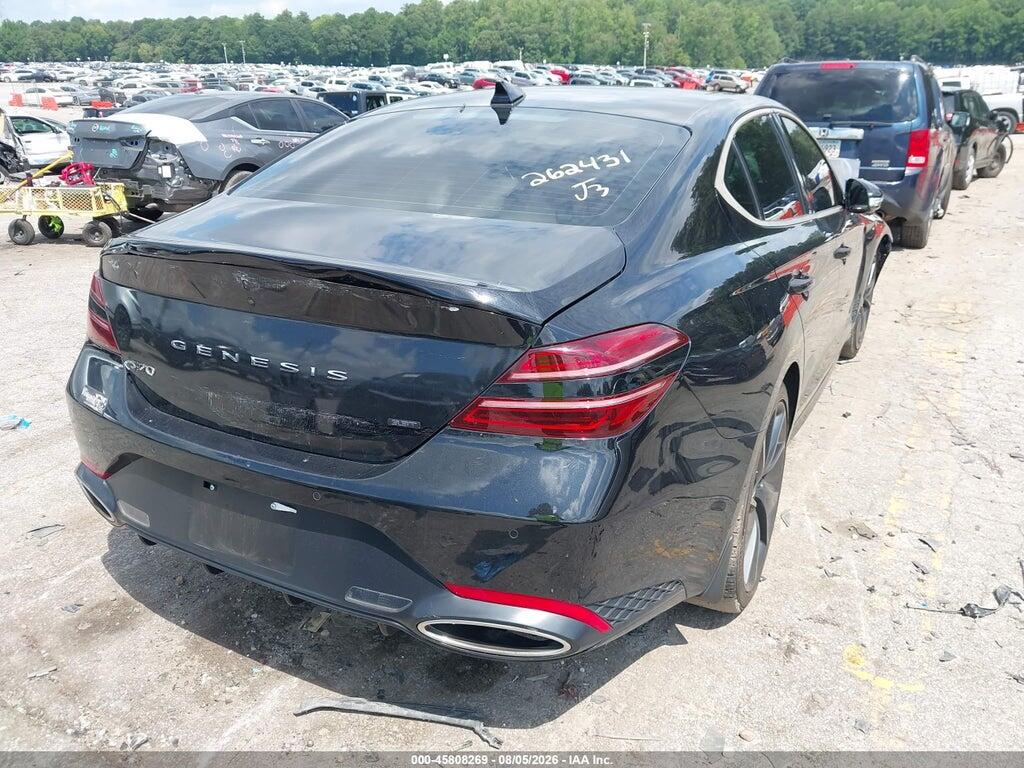 KMTG54TE8NU083824 2022 GENESIS G70 photo no. 4