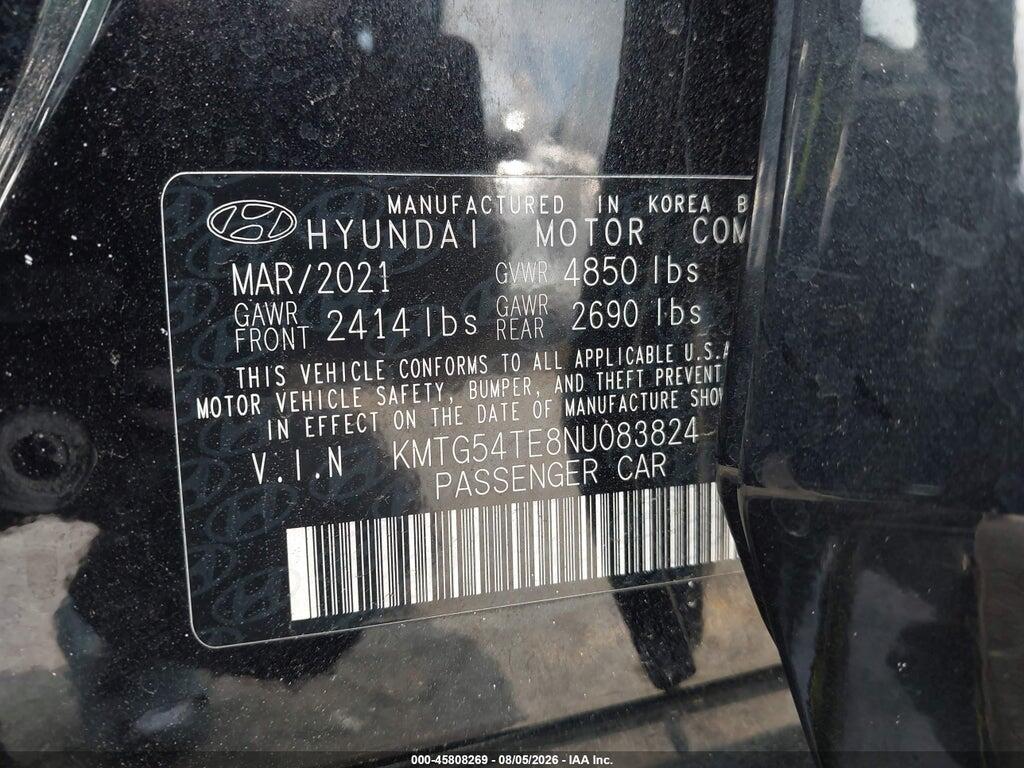 KMTG54TE8NU083824 2022 GENESIS G70 photo no. 9