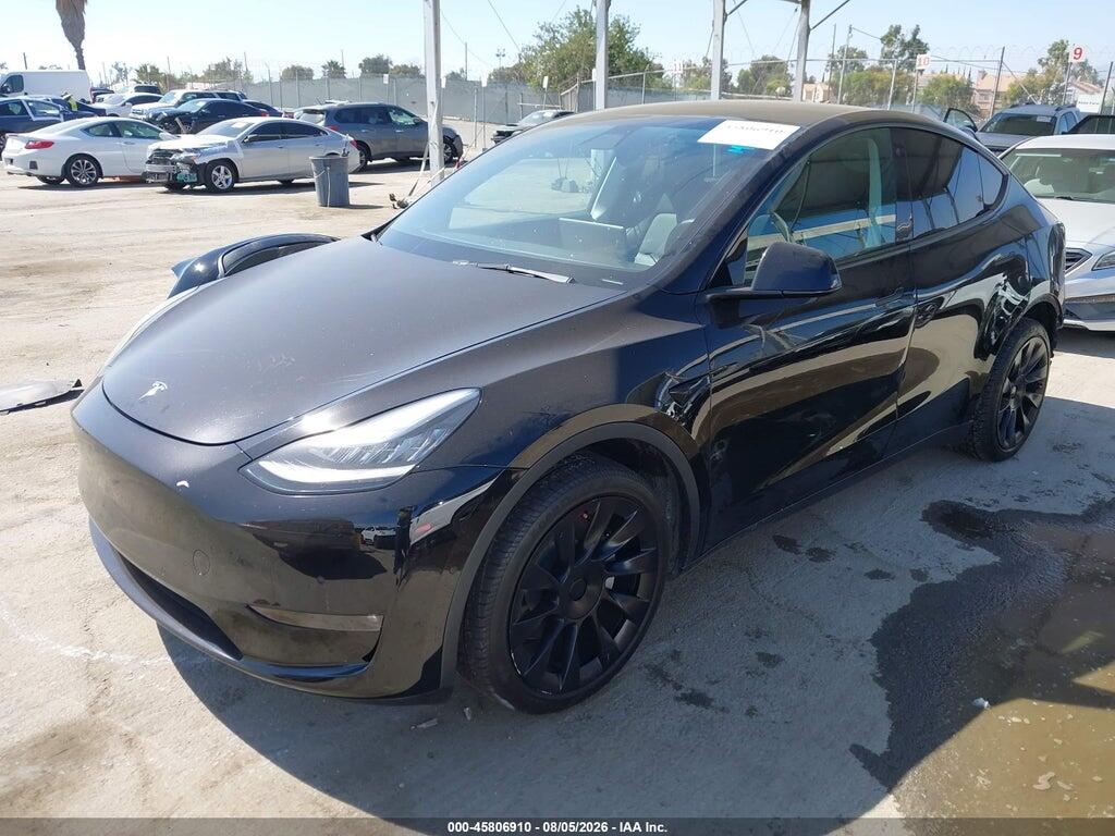 7SAYGDEE3NF359378 2022 TESLA MODEL Y photo no. 2