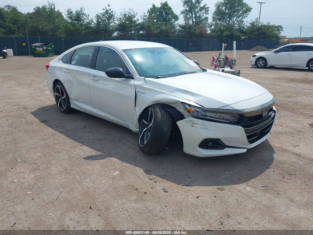 1HGCV3F20NA034192 2022 HONDA ACCORD HYBRID photo no. 1