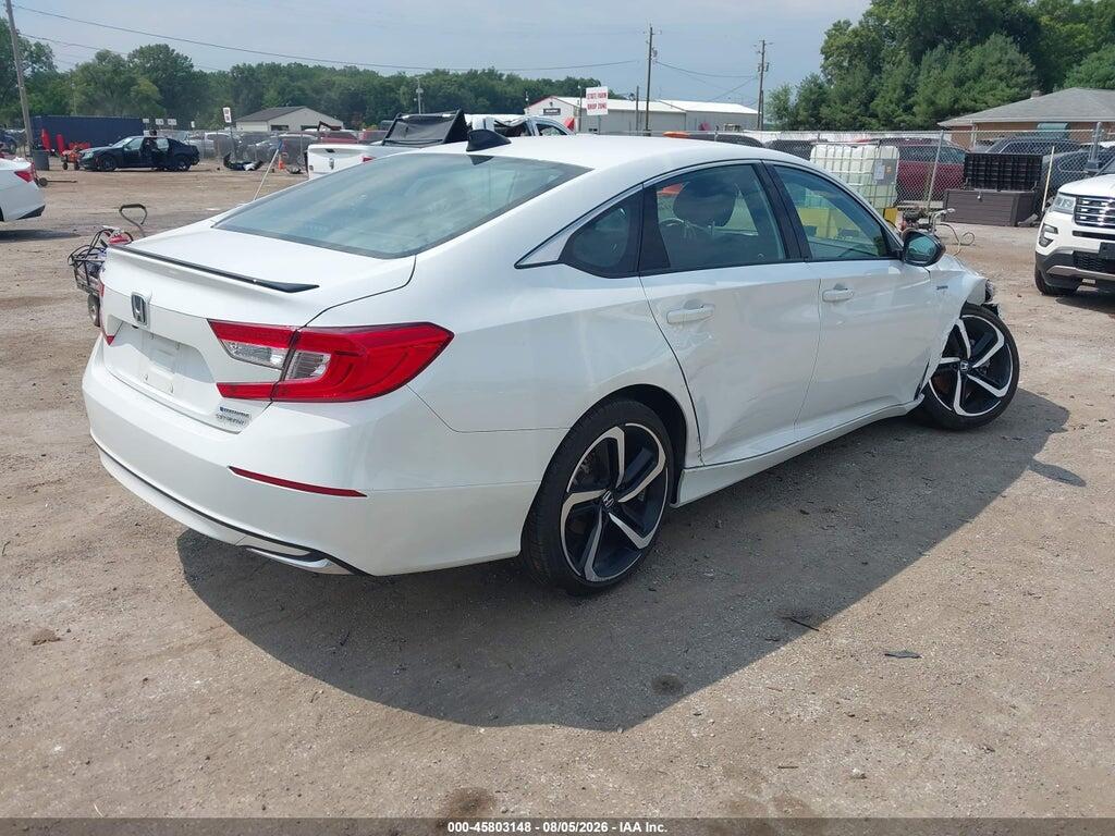 1HGCV3F20NA034192 2022 HONDA ACCORD HYBRID photo no. 4