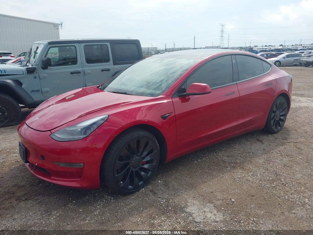 5YJ3E1EC8NF296854 2022 TESLA MODEL 3 photo no. 2