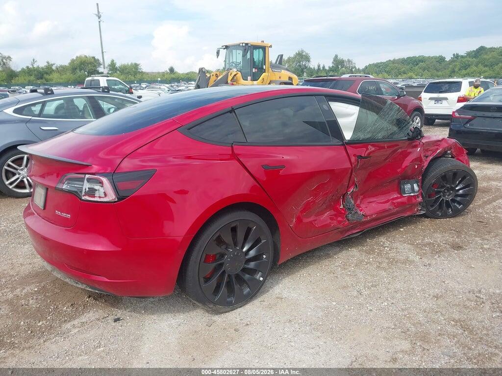 5YJ3E1EC8NF296854 2022 TESLA MODEL 3 photo no. 4