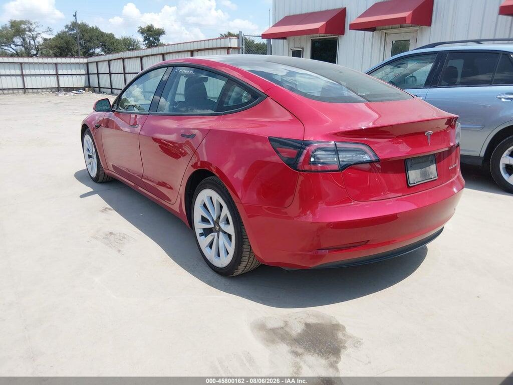 5YJ3E1EB9NF258654 2022 TESLA MODEL 3 photo no. 3