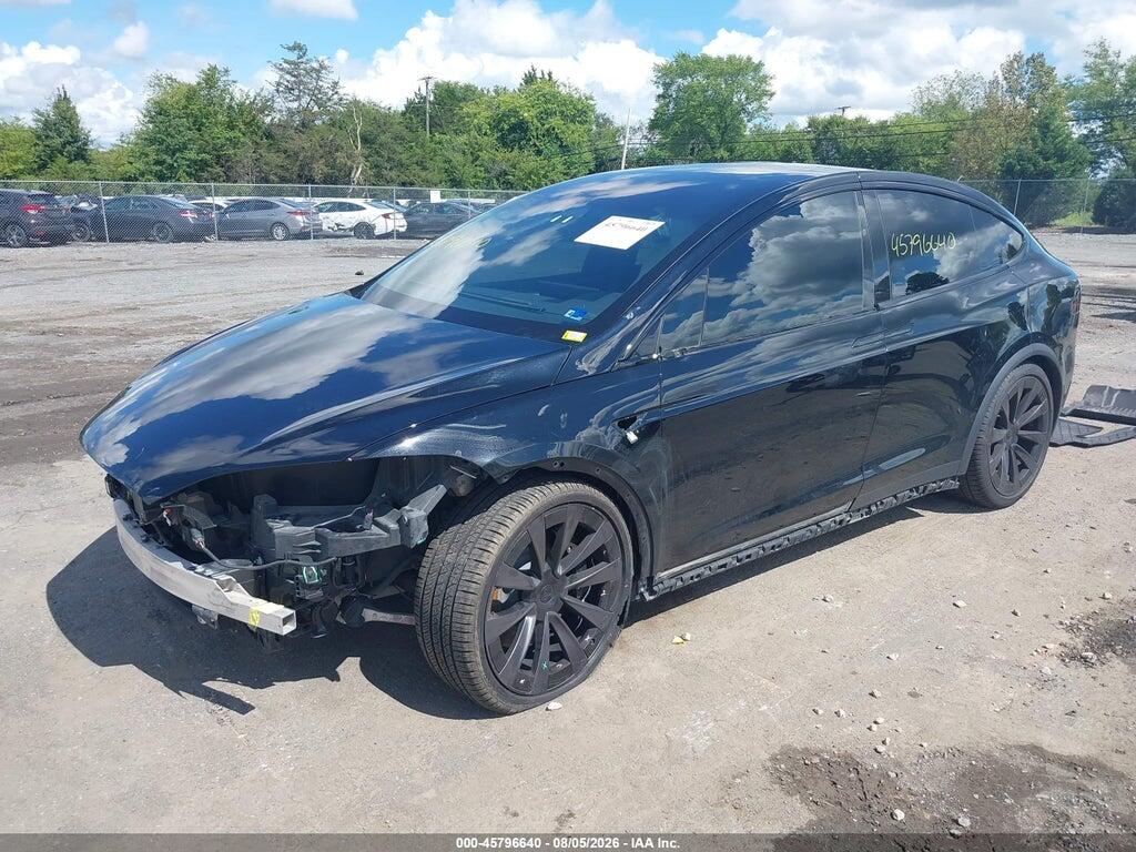 7SAXCAE56NF362653 2022 TESLA MODEL X photo no. 2