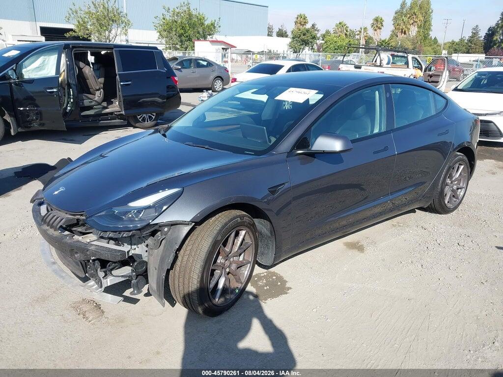 5YJ3E1EB4NF181188 2022 TESLA MODEL 3 photo no. 2