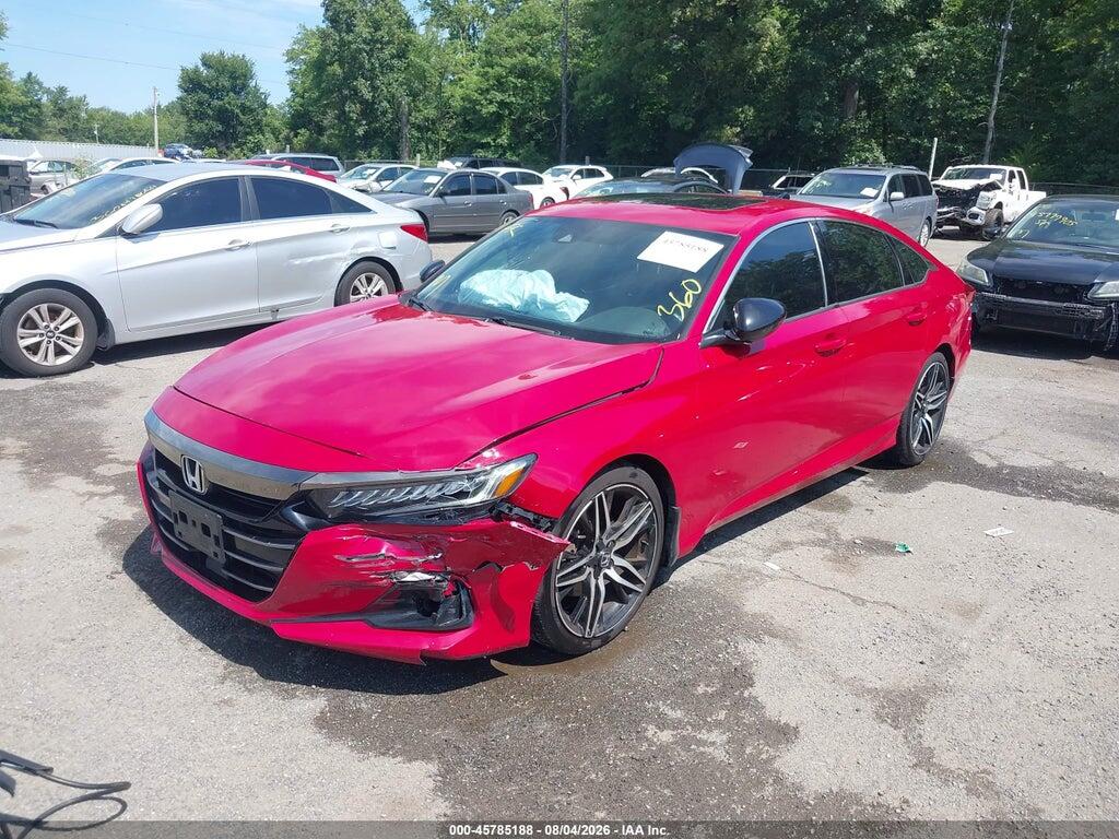 1HGCV2F36NA008585 2022 HONDA ACCORD photo no. 2