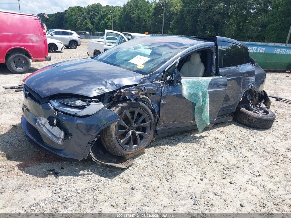 7SAXCBE5XNF364444 2022 TESLA MODEL X photo no. 2