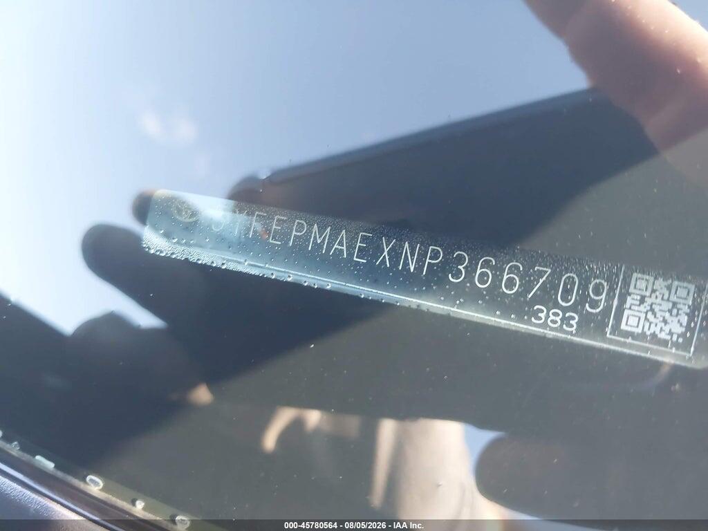 5YFEPMAEXNP366709 2022 TOYOTA COROLLA photo no. 9