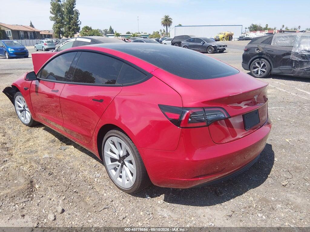 5YJ3E1EAXNF289581 2022 TESLA MODEL 3 photo no. 3