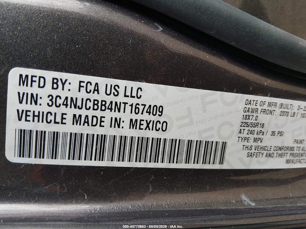 3C4NJCBB4NT167409 2022 JEEP COMPASS photo no. 9