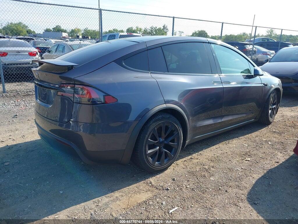 7SAXCBE51NF329484 2022 TESLA MODEL X photo no. 4