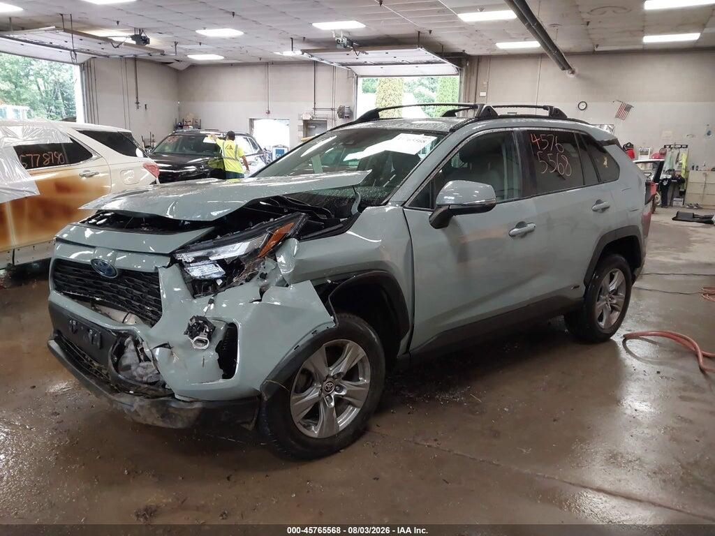 4T3RWRFV2NU077842 2022 TOYOTA RAV4 HYBRID photo no. 2