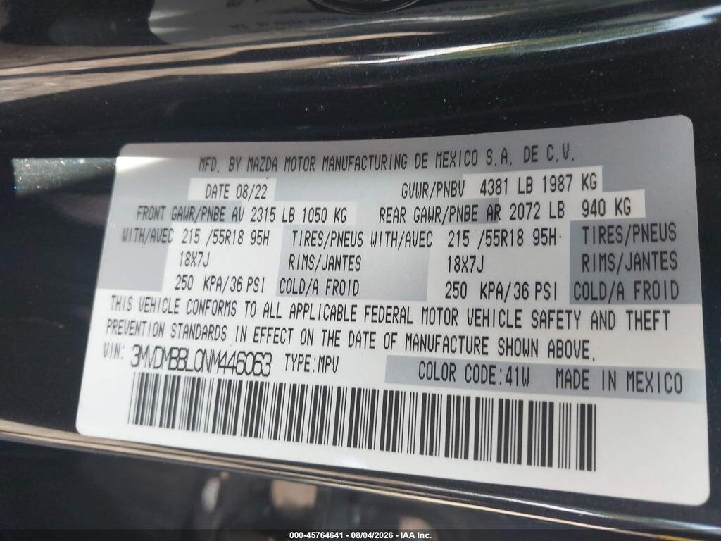 3MVDMBBL0NM446063 2022 MAZDA CX-30 photo no. 9