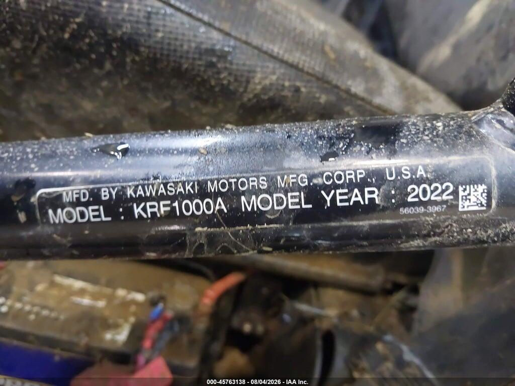JKARFCA18NB515770 2022 KAWASAKI KRF 1000 photo no. 10
