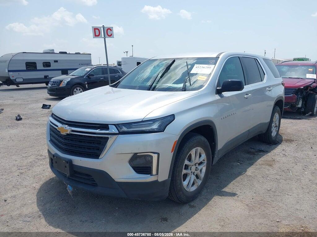 1GNERFKW4NJ132252 2022 CHEVROLET TRAVERSE photo no. 2