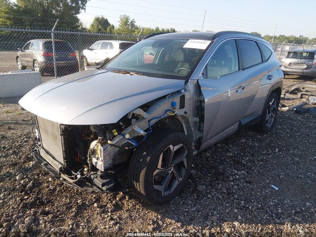 KM8JFCA16NU073297 2022 HYUNDAI TUCSON HYBRID photo no. 2