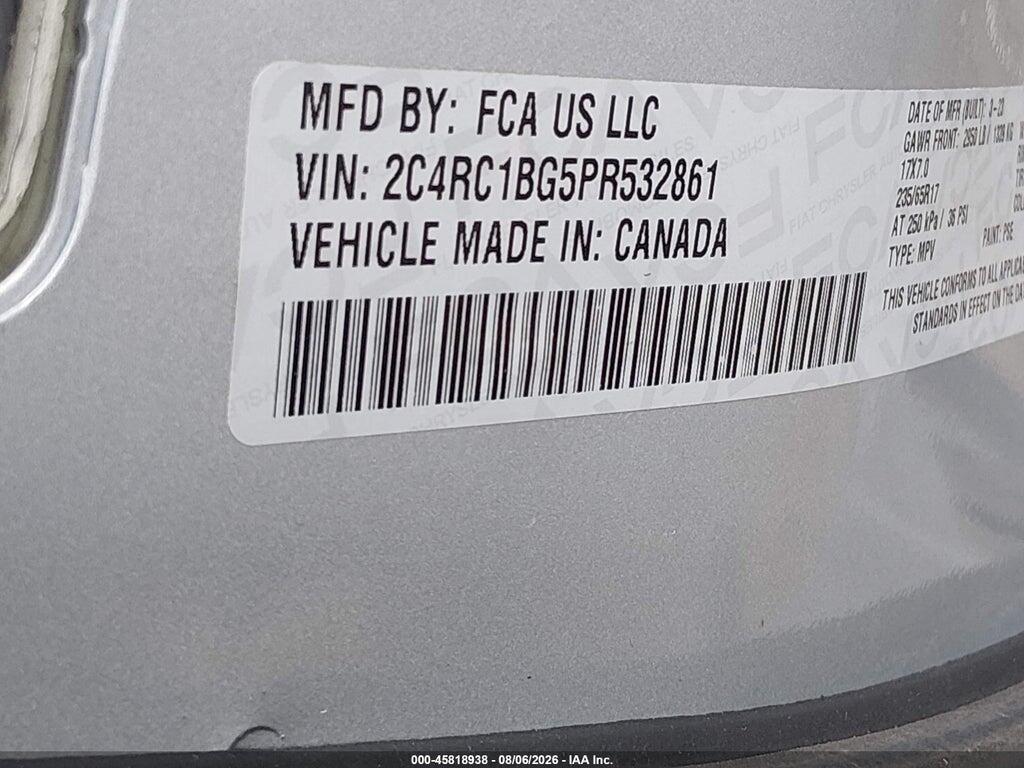 2C4RC1BG5PR532861 2023 CHRYSLER PACIFICA photo no. 9