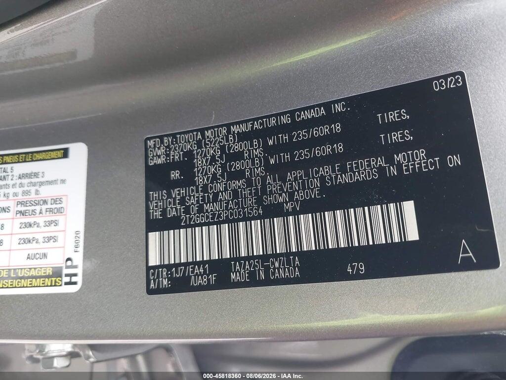 2T2GGCEZ3PC031564 2023 LEXUS NX 350 photo no. 9