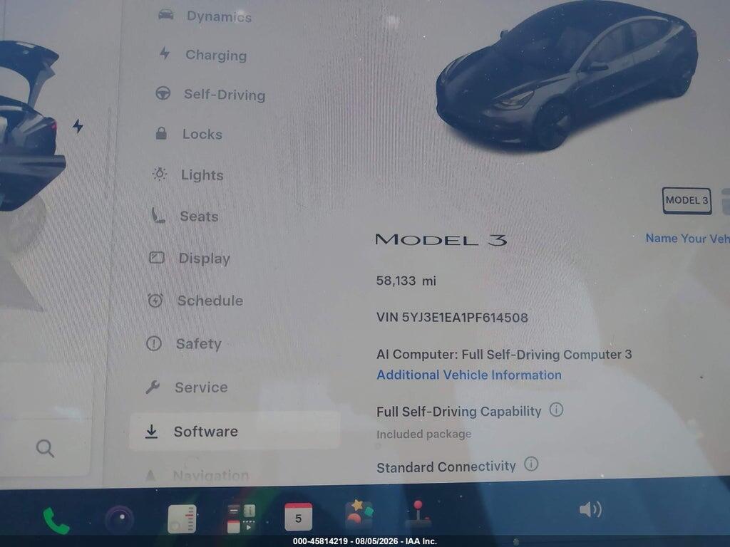 5YJ3E1EA1PF614508 2023 TESLA MODEL 3 photo no. 7