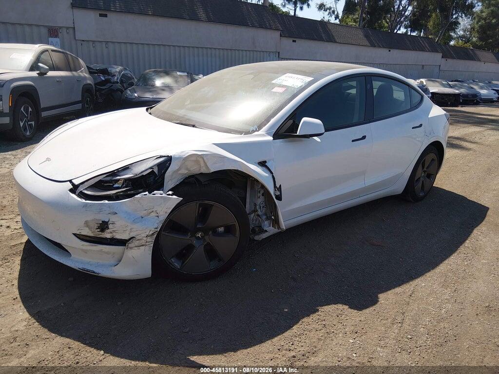 5YJ3E1EA4PF512278 2023 TESLA MODEL 3 photo no. 2