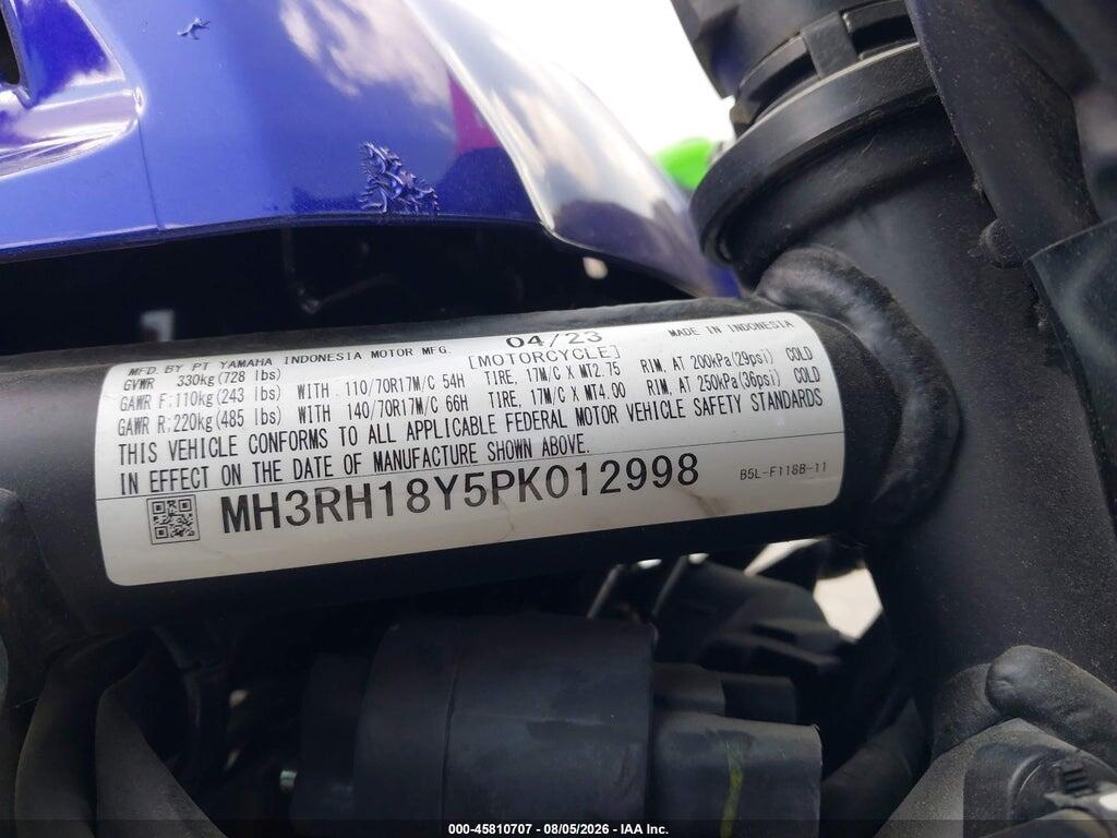 MH3RH18Y5PK012998 2023 YAMAHA YZFR3 photo no. 10