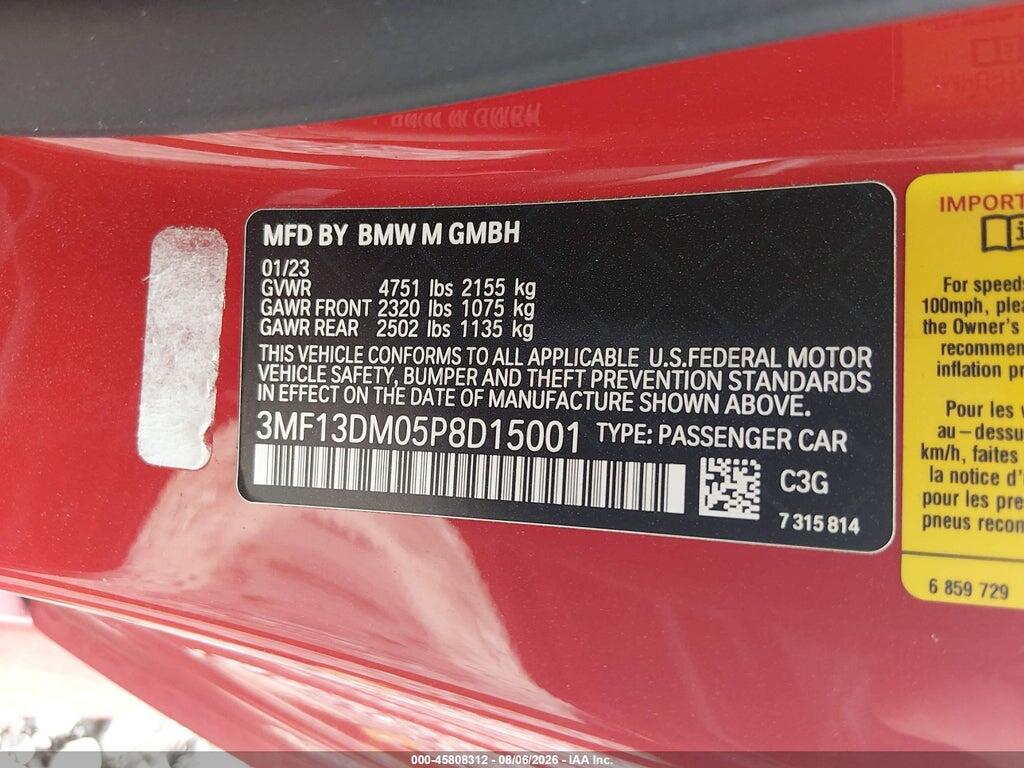 3MF13DM05P8D15001 2023 BMW M2 photo no. 9