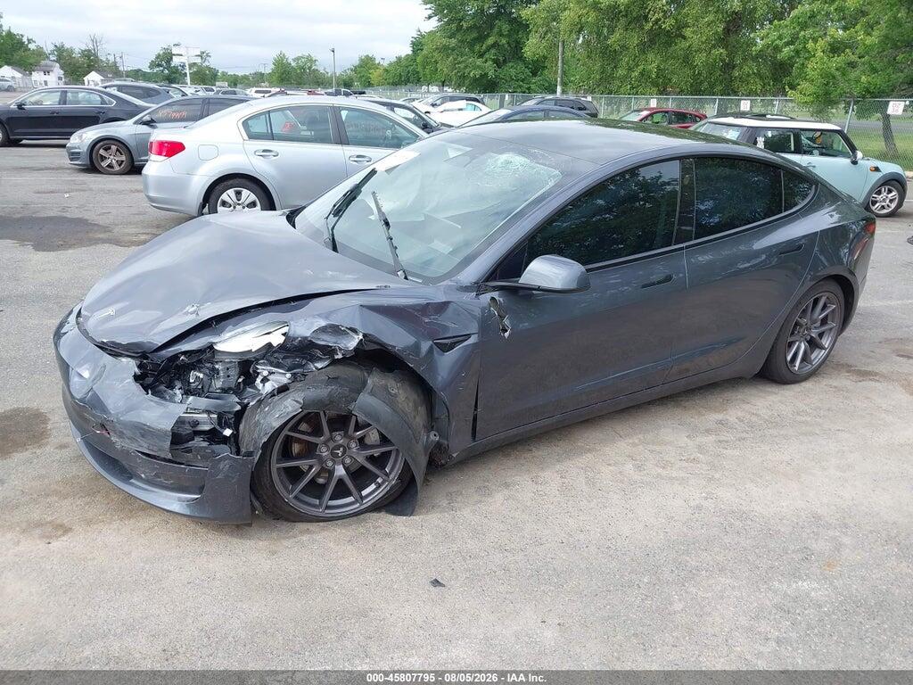5YJ3E1EA3PF665976 2023 TESLA MODEL 3 photo no. 2