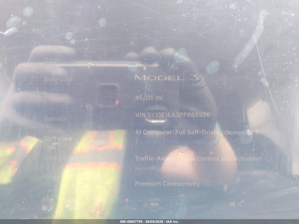 5YJ3E1EA3PF665976 2023 TESLA MODEL 3 photo no. 7