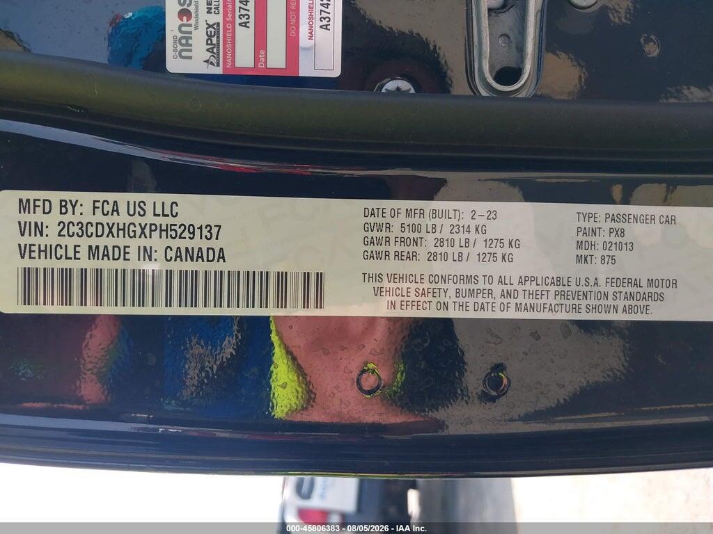 2C3CDXHGXPH529137 2023 DODGE CHARGER photo no. 9