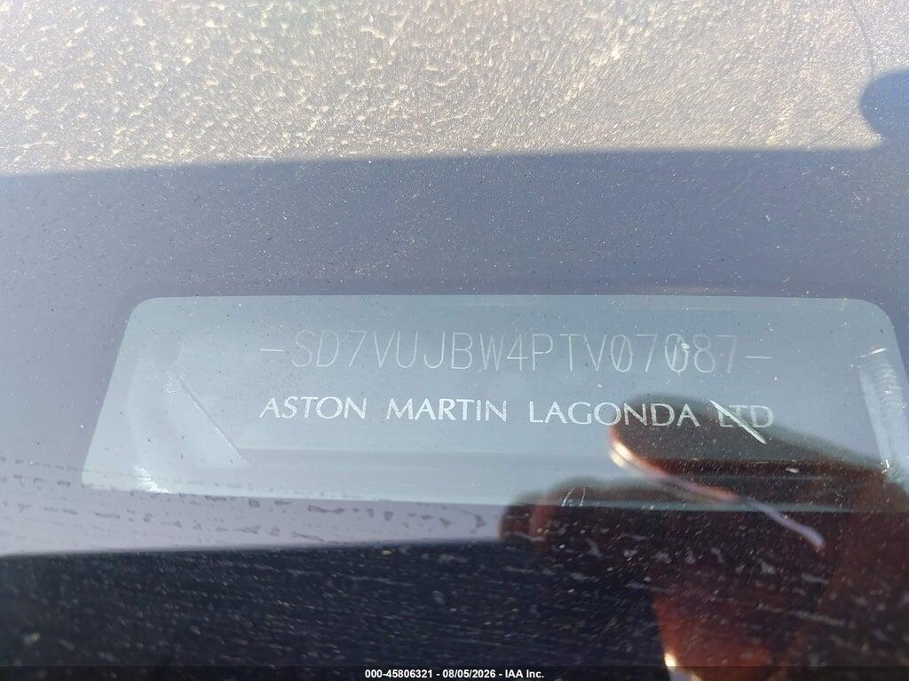 SD7VUJBW4PTV07087 2023 ASTON MARTIN DBX photo no. 9