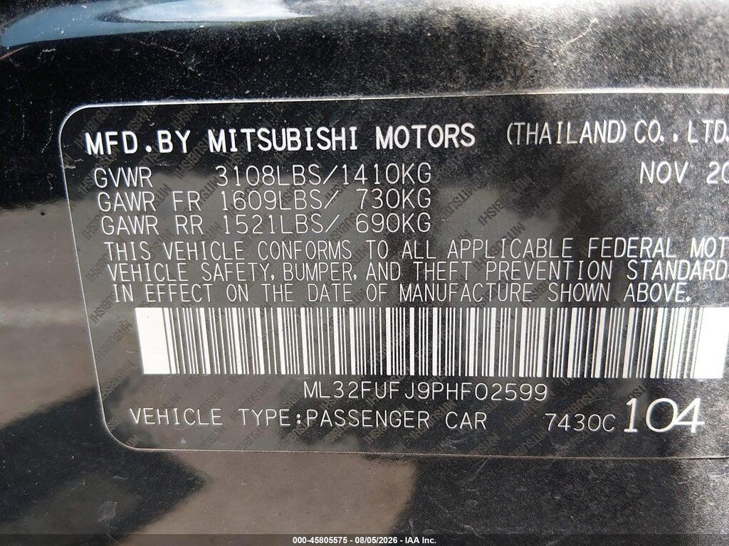 ML32FUFJ9PHF02599 2023 MITSUBISHI MIRAGE G4 photo no. 9
