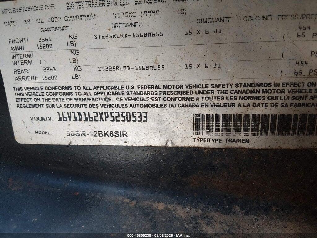 16V1D162XP5250533 2023 BIG TEX TRAILER CO INC DUMP TRAILER photo no. 8