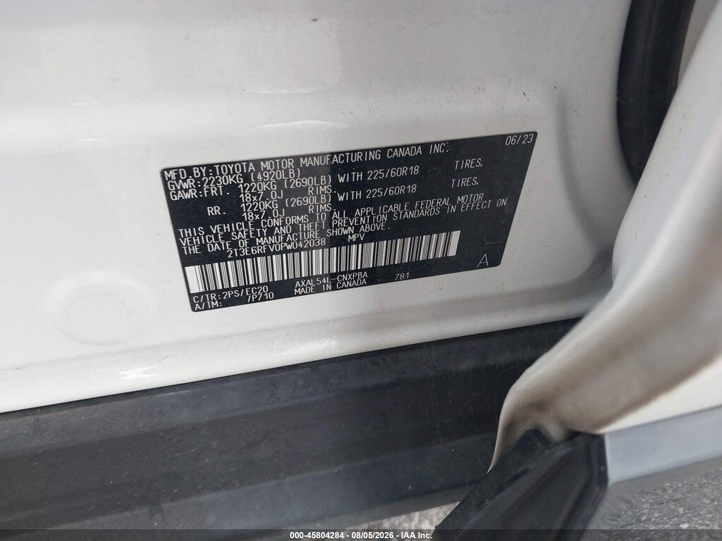 2T3E6RFV0PW042038 2023 TOYOTA RAV4 HYBRID photo no. 9