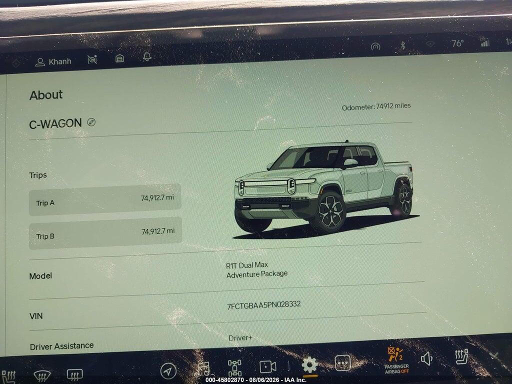 7FCTGBAA5PN028332 2023 RIVIAN R1T photo no. 7