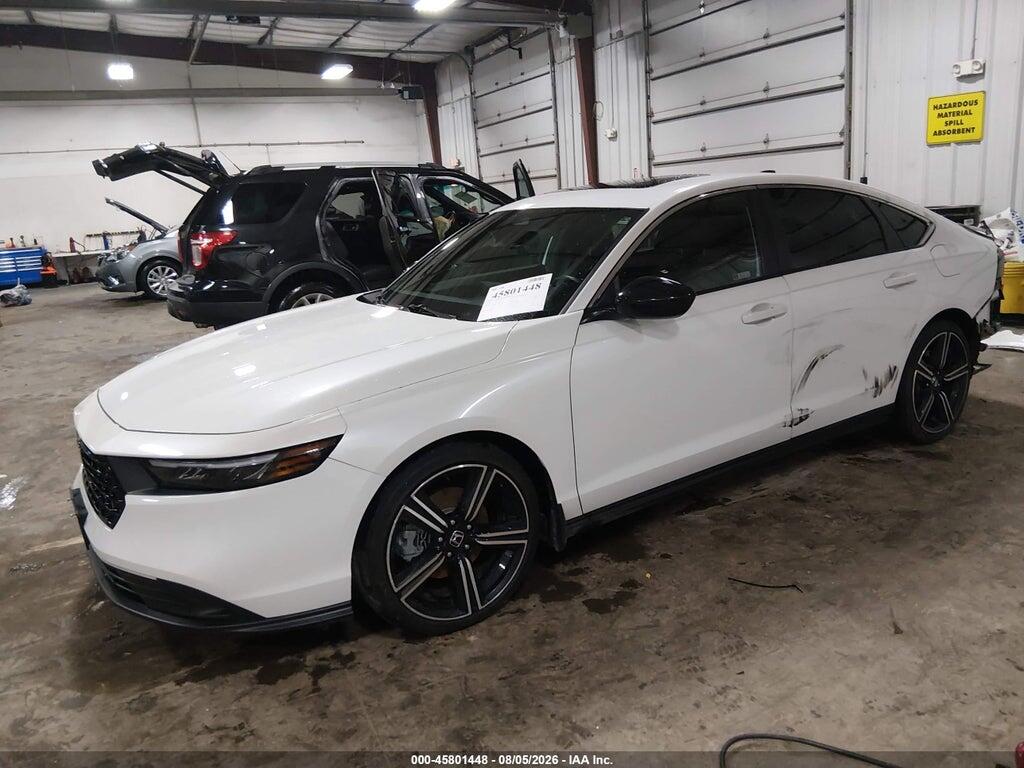 1HGCY2F57PA042482 2023 HONDA ACCORD HYBRID photo no. 2