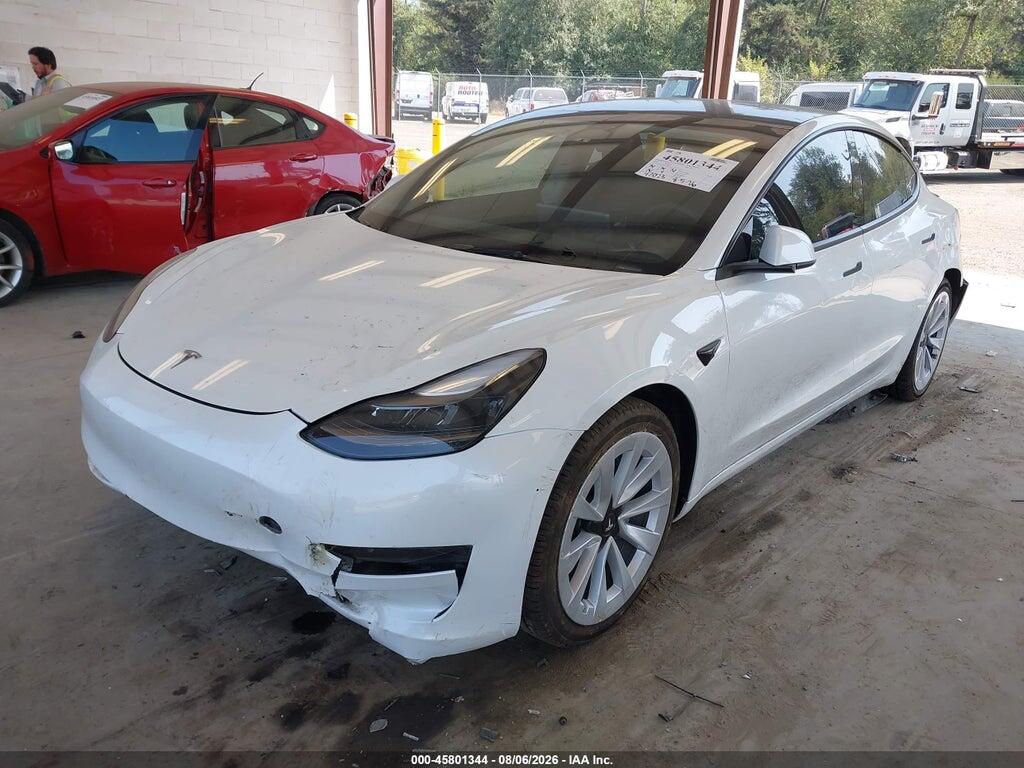 5YJ3E1EA1PF608854 2023 TESLA MODEL 3 photo no. 2