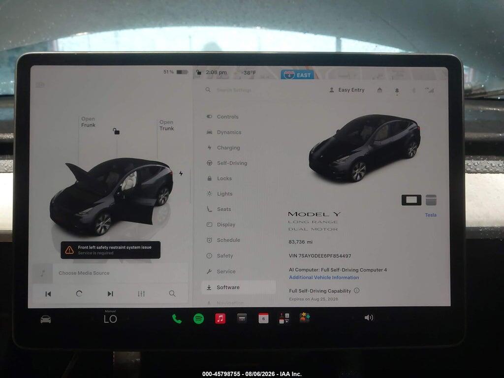 7SAYGDEE6PF854497 2023 TESLA MODEL Y photo no. 7