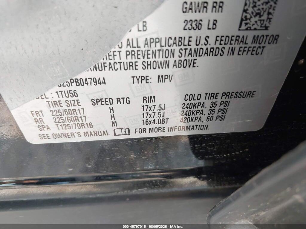 KL79MPS25PB047944 2023 CHEVROLET TRAILBLAZER photo no. 9