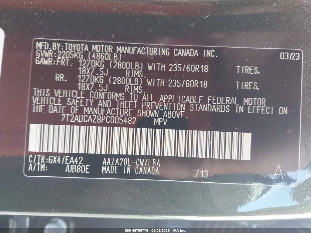 2T2ADCAZ8PC005482 2023 LEXUS NX 250 photo no. 9
