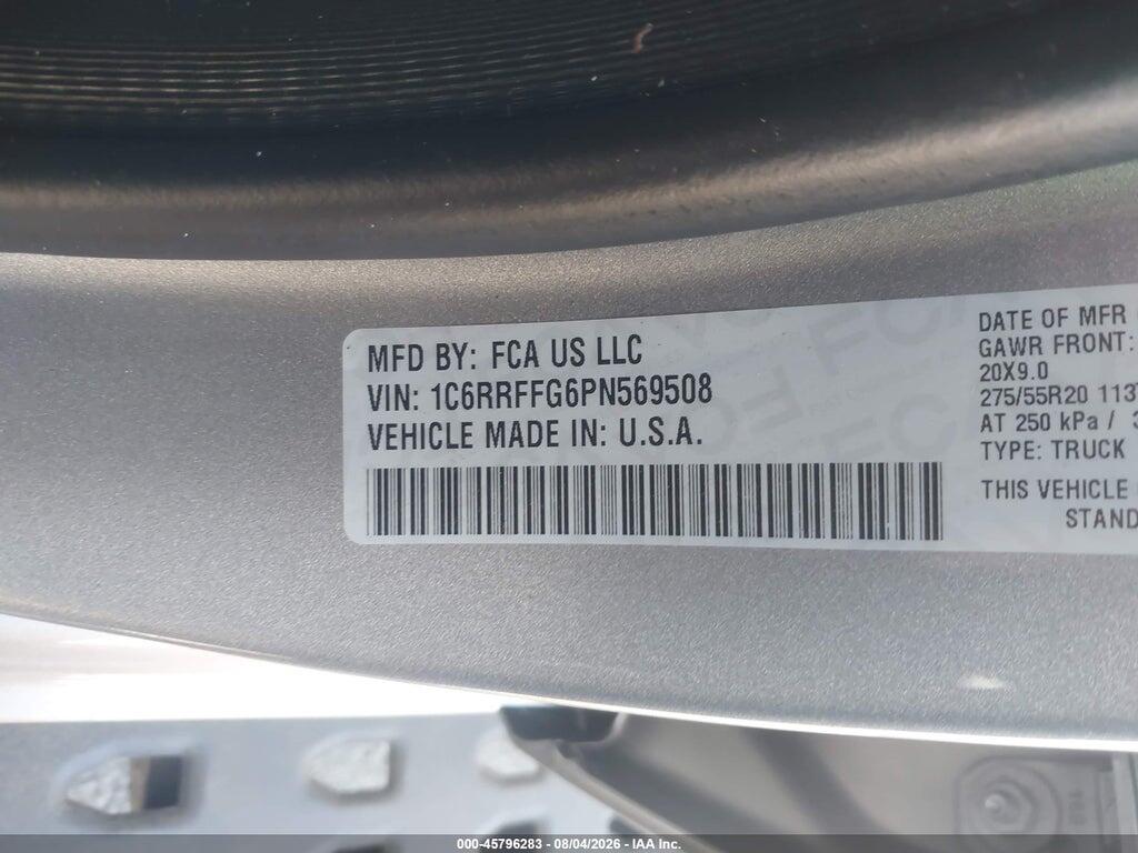 1C6RRFFG6PN569508 2023 RAM 1500 photo no. 9