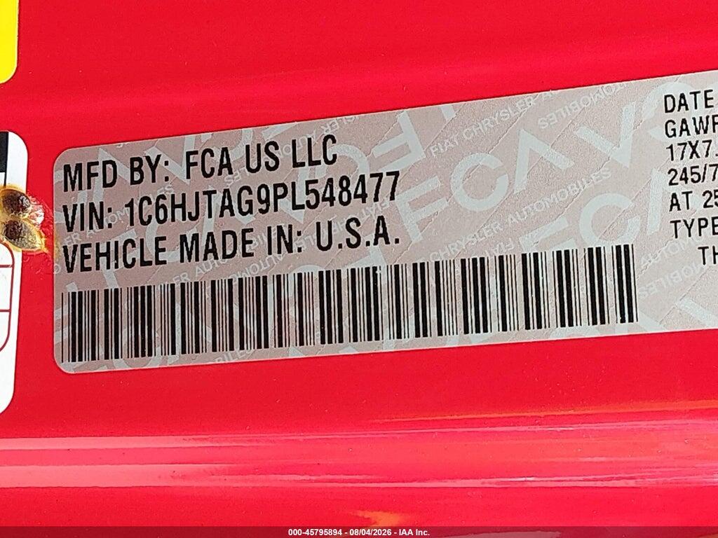 1C6HJTAG9PL548477 2023 JEEP GLADIATOR photo no. 9